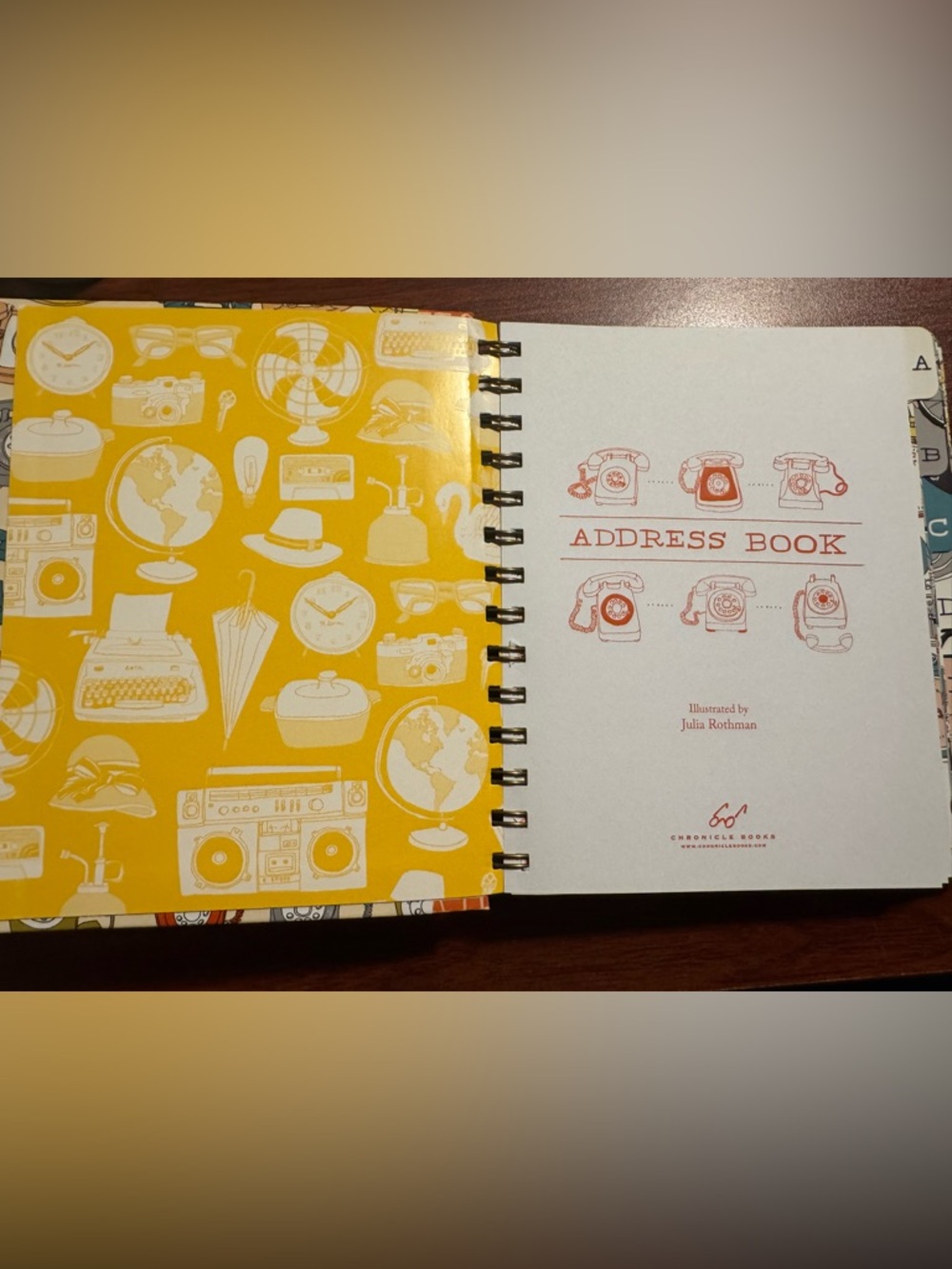 Julia Rothman and Chronicle Books analog address book - Picture 3 of 8